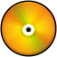 CD Colored Orange Icon 64x64 png